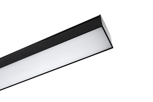 Светильник светодиодный ДПО PSO-02  40w 4000K BLACK 1200x 50 IP40 Jazzway