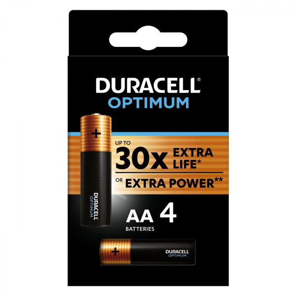 Элемент питания Duracell 5014061 АА алкалин. 1,5v 4 шт. LR6-4BL Optimum (1026645) MX1500 (кратно 4)