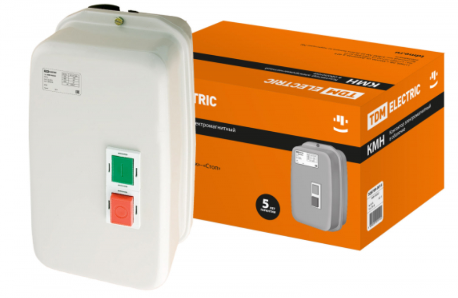 Контактор КМН-46562 65А в оболочке Ue=220В/АС3 IP54 TDM