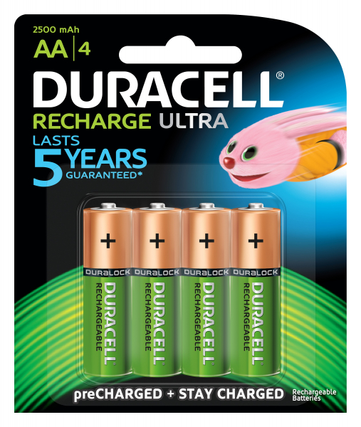 Аккумулятор DURACELL HR6АА BL4  2400/2500 mAh (кратно 4)