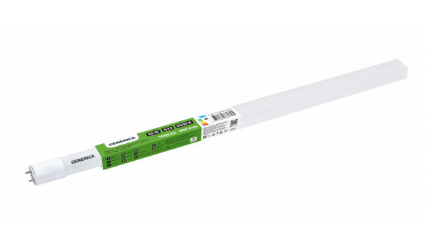Светодиодная лампа GENERICA LED T8 линейная L-600мм 10Вт 230В 6500К G13
