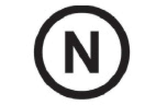 Символ "N" d=20мм TDM (кратно 100)