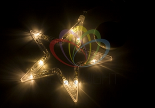 Фигура светодиодная "Звездочка" на присоске с подвесом, теплый белый NEON-NIGHT 501-011