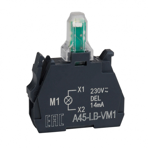 Световой блок OptiSignal D22 A45-LB-VM1 белый 230-240VAC ZBVM1 (кратно 1)