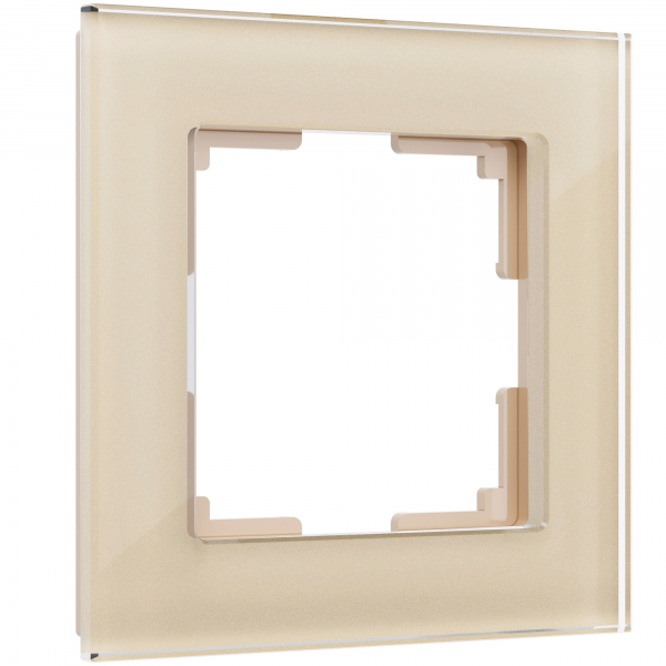 Werkel Favorit Шампань Рамка 1-местная стекло Werkel WL01-Frame-01 a040870