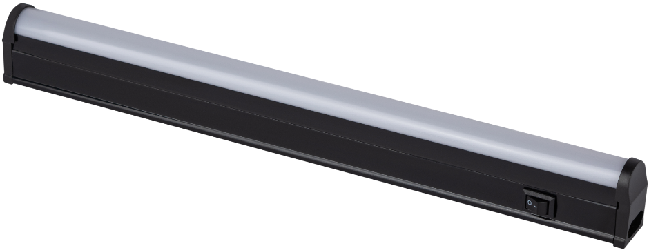 Линейный светодиодный светильник ЭРА LLED-01-04W-4000-B 4Вт 4000K L314мм с выключателем черный (кратно 1)