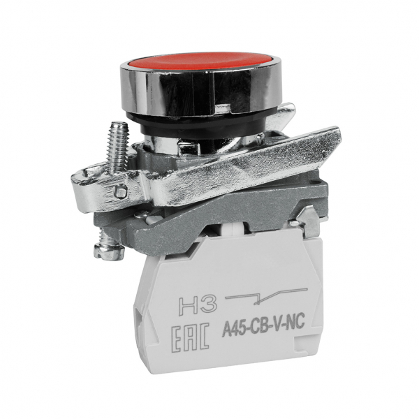 Кнопка OptiSignal D22 C4-P-401 красная металл 1НЗ XB4BA42 (кратно 1)