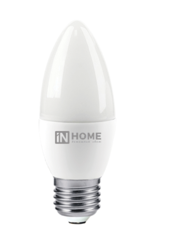 Светодиодная лампа IN HOME С37 11Вт 230В 4000К Е27