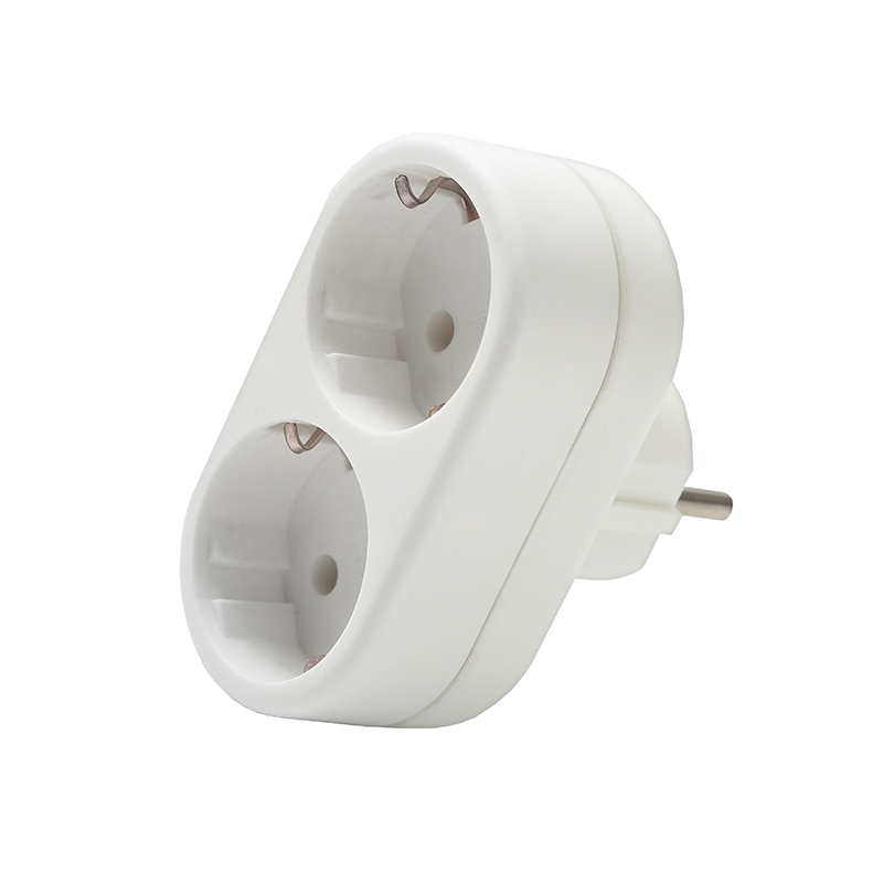 Разветвитель 2гн. плоский с/з 250В 3500Вт