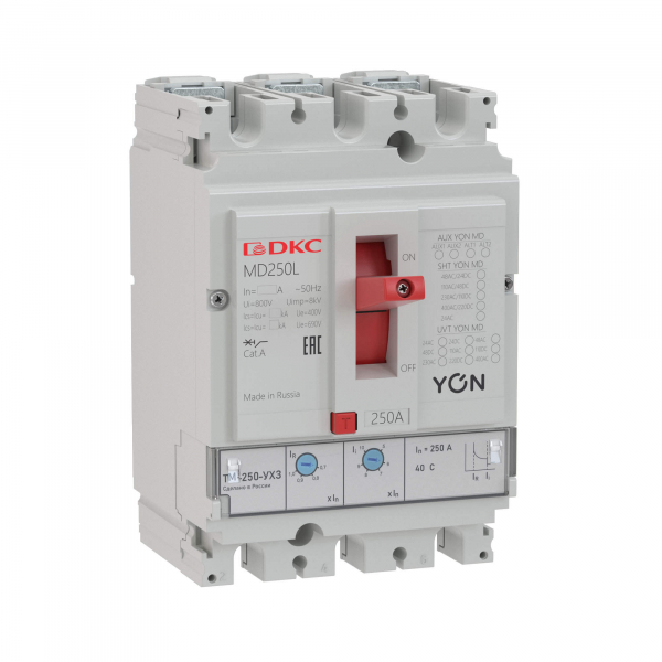 Автоматический выключатель 3П    32А   25 кА YON MD250L-TM032