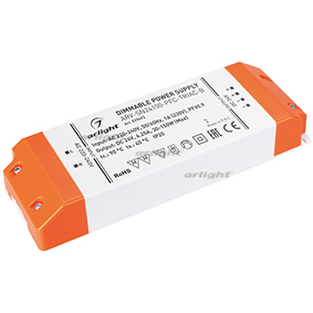 Блок питания Arlight ARV-SN24150-PFC-TRIAC-B (24V, 6.25A, 150W) (ARL, IP20 Пластик, 3 года)