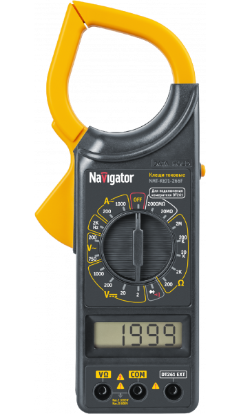 Клещи токовые Navigator 80 262 NMT-Kt01-266F (266F)