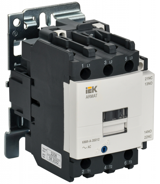 Контактор   50A  24В  1НО+1НЗ КМИ-А-35012 LC1D 50А 24В/АС3 1НО/1НЗ ARMAT IEK