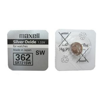 Батарейка &quot;таблетка&quot; Maxell SR721SW (362 SR58 155V бат-ка для часов) (кратно 10)