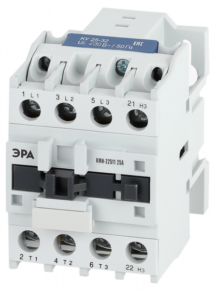 Контактор   25A  230В  1НЗ ЭРА PRO KKM21-025-230-01-E КМИ-22511 25А 230В/АС3 1НЗ