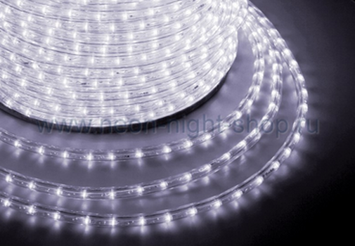 Дюралайт LED , постоянное свечение (2W) - белый,  бухта 100м, Neon-Night 121-125 (кратно 100)