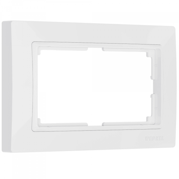 Werkel  Snabb Basic Белый Рамка для 2-местной розетки  WL03-Frame-01-DBL-white /a040200