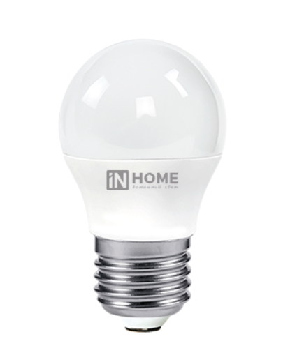 Светодиодная лампа IN HOME P45  6Вт 230В 3000К Е27