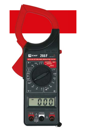Мультиметр M-266C EKF Expert Токовые клещи цифровые