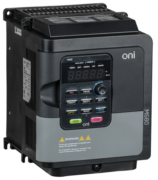 Частотный преобразователь M680 380В, 3Ф 5,5-7,5 kW 12-18А серии ONI