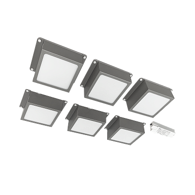 Светильник светодиодный PPL 089/G OPAL 42Вт 4000К IP40 6х(89х89х40мм) GREY ДВО/ДПО домино в потолок Грильято (комплект 6шт) Pro JazzWay 5060159