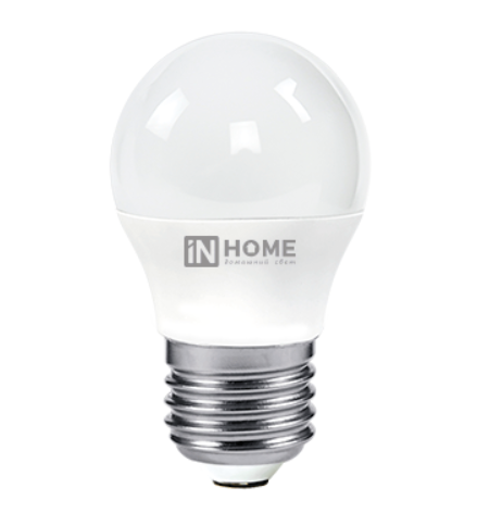 Светодиодная лампа IN HOME P45  8Вт 230В 3000К Е27