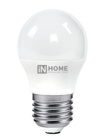 Светодиодная лампа IN HOME P45 11Вт 230В 3000К Е27