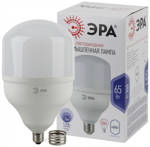 Светодиодная лампа ЭРА LED POWER T160-65Вт-6500-E27/40