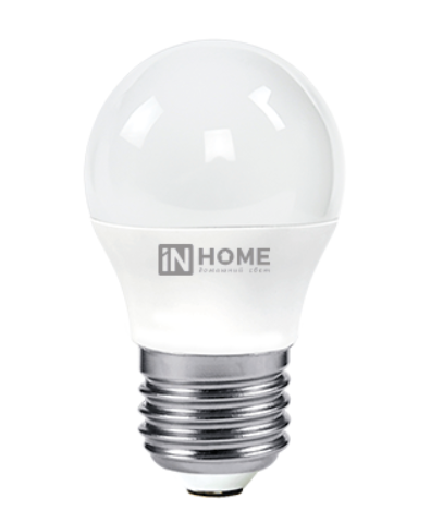 Светодиодная лампа IN HOME P45 11Вт 230В 4000К Е27