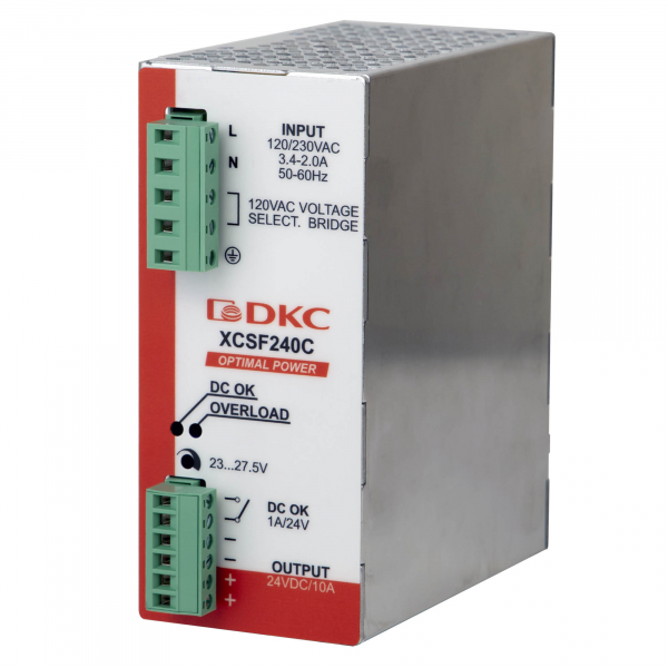 Источник питания ДКС OPTIMAL POWER, 1p, 240 Вт, 10 А, 24 В