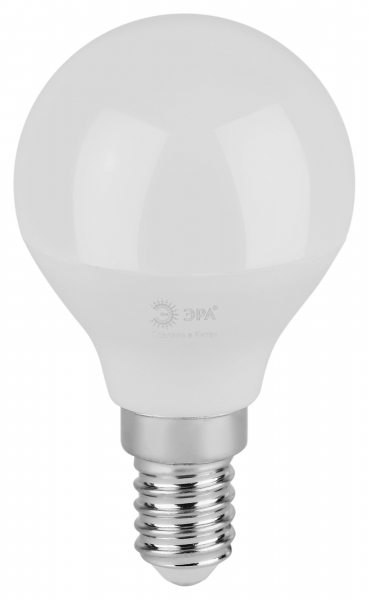 Лампочка светодиодная ЭРА GREEN LINE LED P45-12W-840-E14 GL E14 12 Вт шар яркий белый свет (кратно 1)