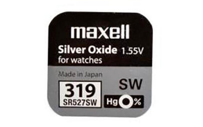 Батарейка &quot;таблетка&quot; MAXELL SR527SW (319) 1PC 0% Hg