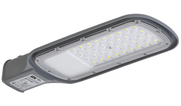 Светильник LED ДКУ 1012-50Ш 5000К IP65 серый IEK