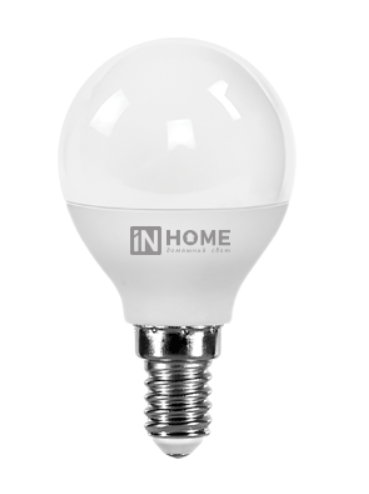 Светодиодная лампа IN HOME P45 11Вт 230В 4000К Е14