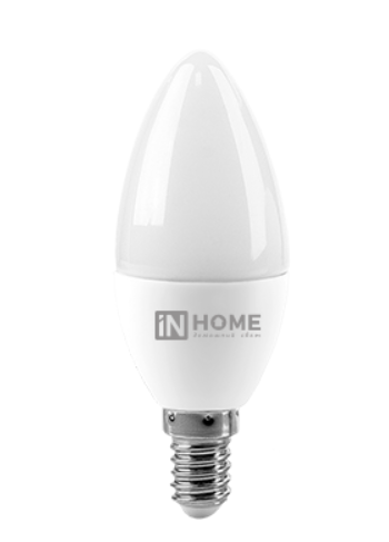 Светодиодная лампа IN HOME С37 11Вт 230В 3000К Е14