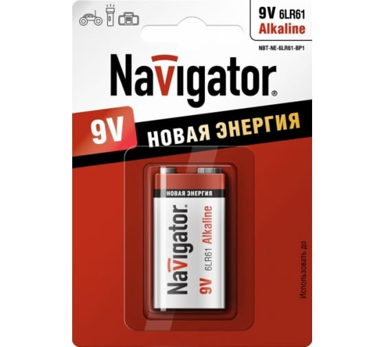 Элемент питания Navigator 93 997 NBT-NPE-6LR61-BP1