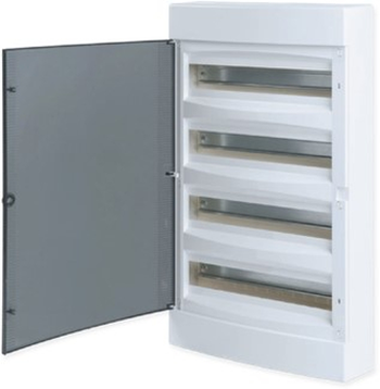 Бокс ЩРН 72 651x396x112 IP40 &quot;Unix&quot; белая дверь  EKF PROxima (кратно 1)