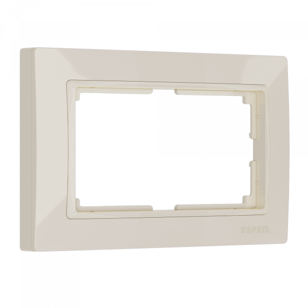 Werkel Snabb Basic Слоновая Кость Рамка для 2-местной розетки WL03-Frame-01-DBL-ivory/ a040199