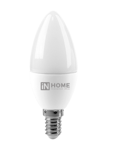 Светодиодная лампа IN HOME С37 11Вт 230В 4000К Е14