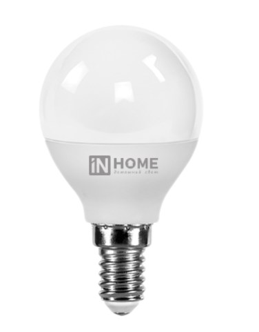 Светодиодная лампа IN HOME P45 11Вт 230В 3000К Е14
