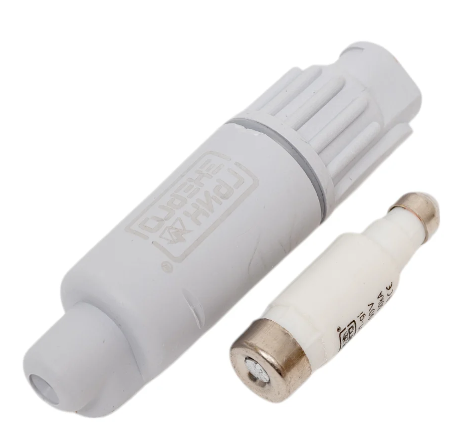 Предохранитель D01 gl 6A 400V в комплекте с колбой ПП-1 D01(E14) (GURO-B-6770-6A ) ( предхр + колба)