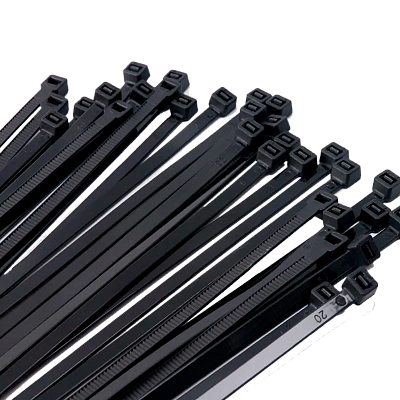 Хомут (стяжка) нейлон  4,8 х 400 черн. (100шт) PCT 4,8x400-100BL PA6.6 Jazzway