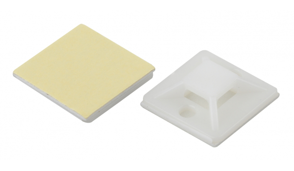 Площадка самоклеющаяся 25х25 (Tie mount)  (100 штук) (100 pcs) (125/2000) ЭРА NO-222-96