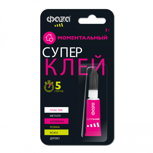 ФАZА GSp-3x 1 Супер-клей 3г BL-1