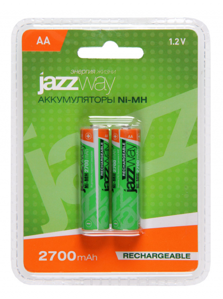 Аккумулятор Jazzway AA 2700мАч предзаряженные BL-2 (кратно 2)