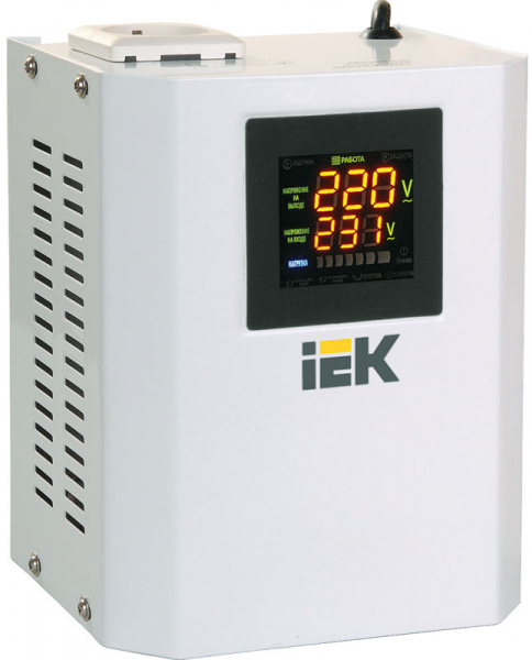 Стабилизатор однофазный 0,5кВа релейный навесной Boiler IEK