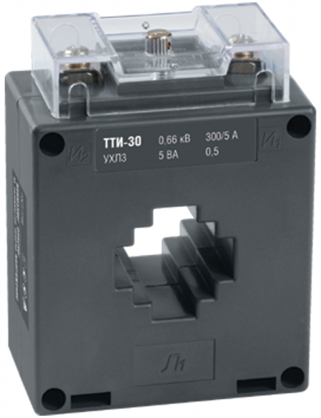 Трансформатор тока  IEK  ТТИ-30  300/5  5ВА класс точности 0,5S