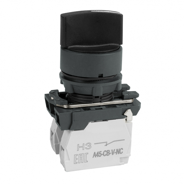 Переключатель OptiSignal D22 C5-S-25 2 положения пластик 1НО+1НЗ XB5AD25 (кратно 1)