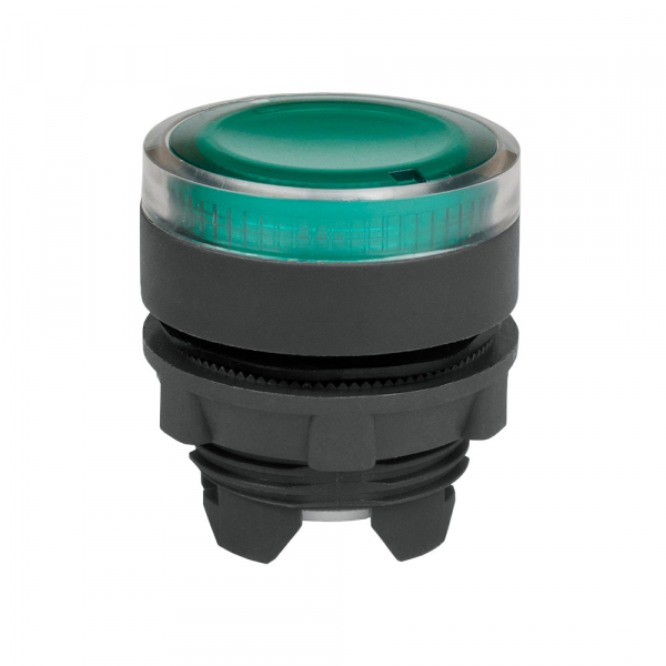 Головка кнопки OptiSignal D22 A5-PL-3 с подсветкой зеленая пластик ZB5AW333 (кратно 1)