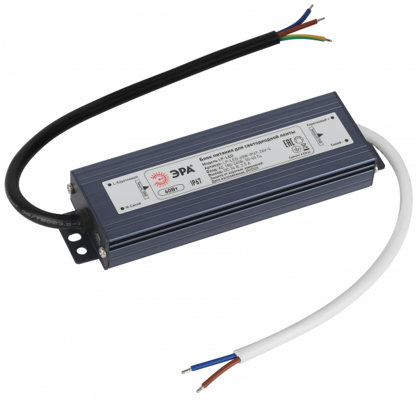 ЭРА Драйвер 24V 60Вт  IP67 155х45х20 LP-LED 60W-IP67-24V-S (кратно 1)